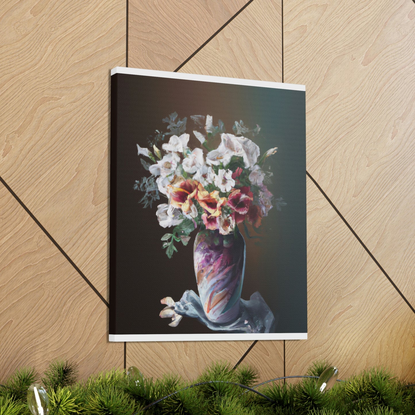 Floral Finesse Dreaming - Canvas