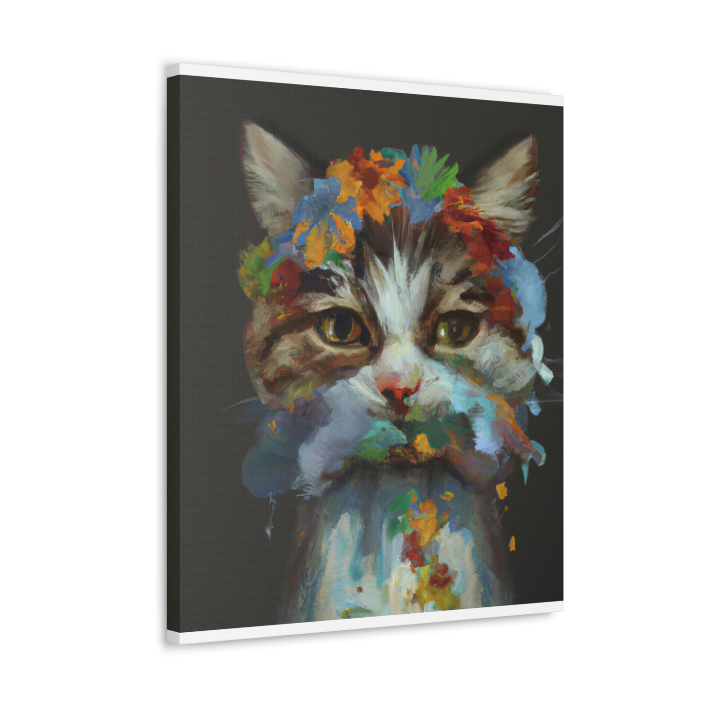 Daisycat. - Canvas