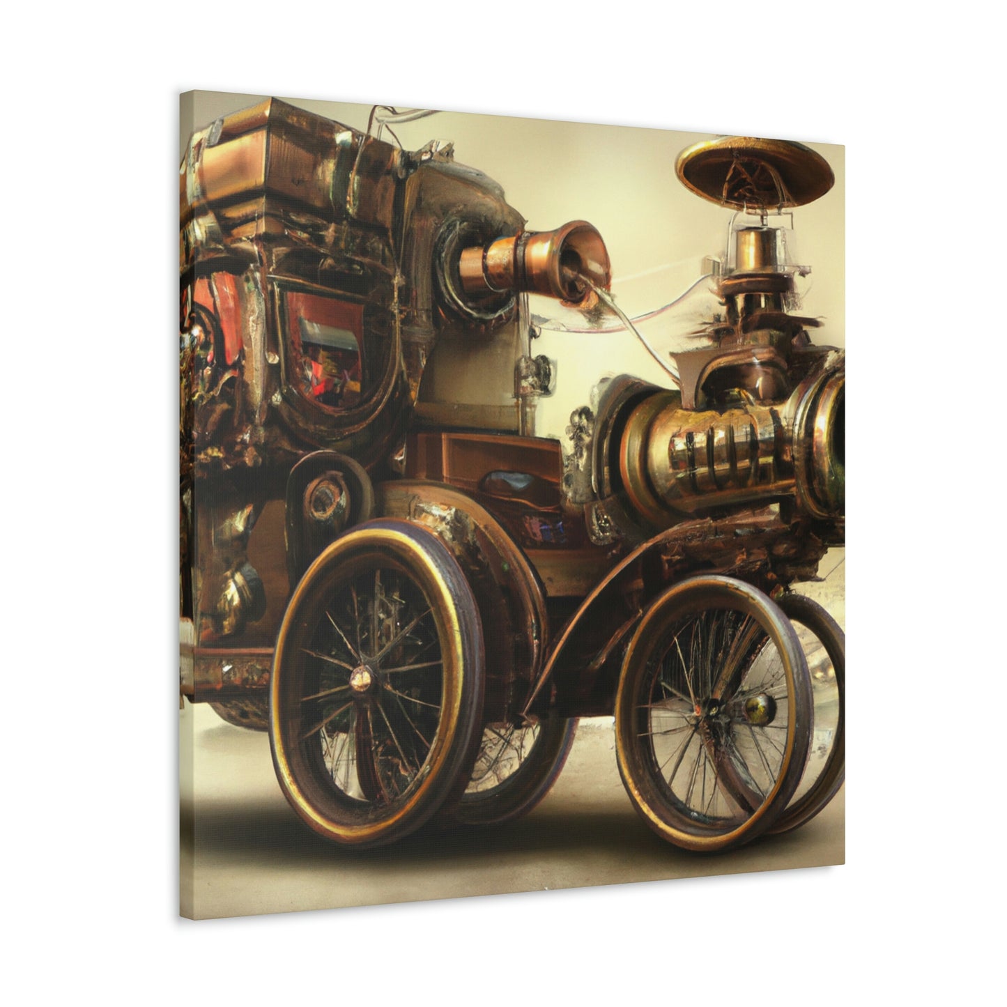 Steampunk Motor. - Canvas