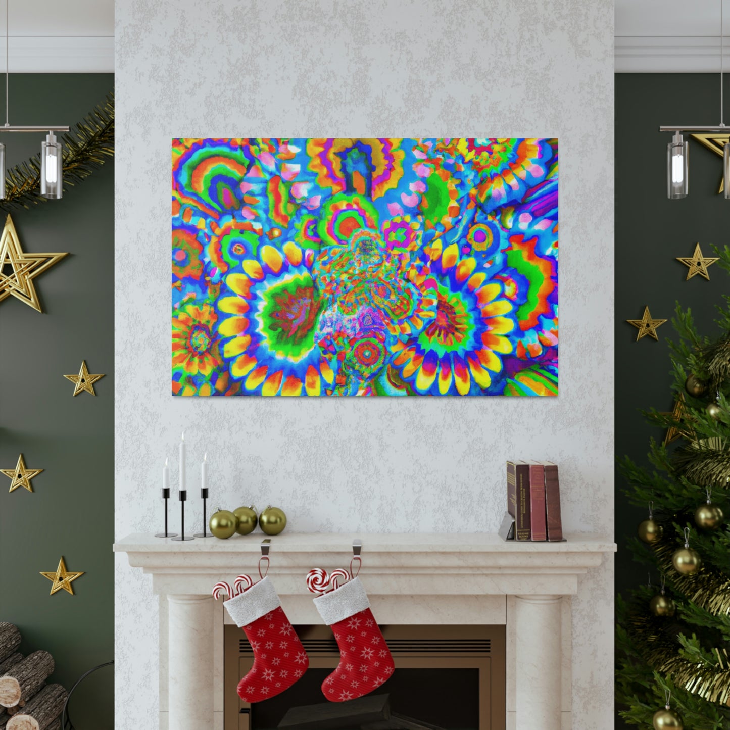 "Trippy Bloom" - Canvas