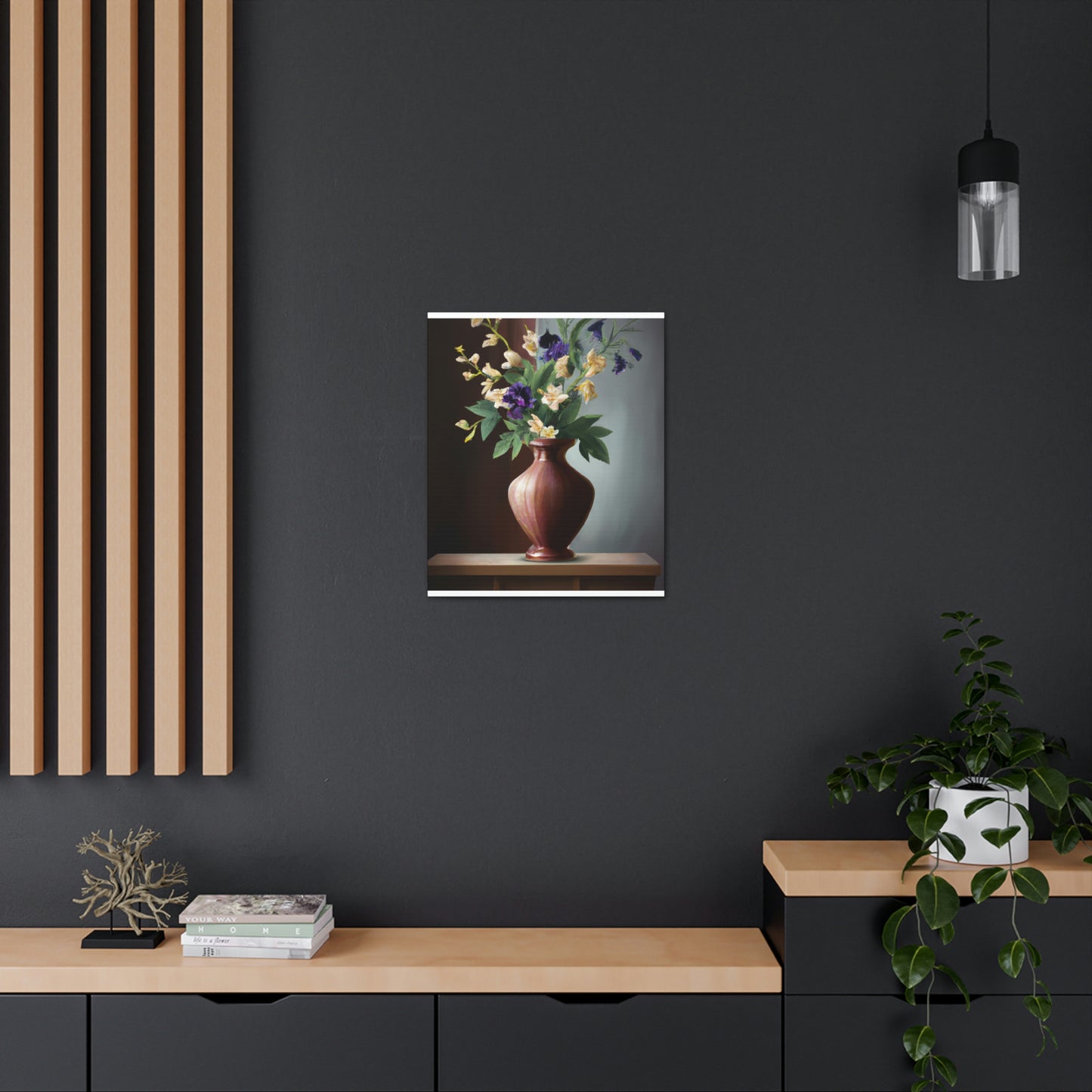 "Intricate Floral Weave." - Canvas