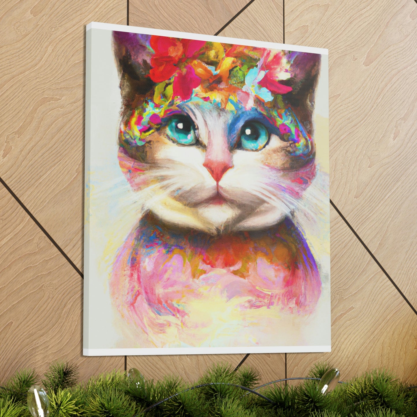 Bloom Cat - Canvas