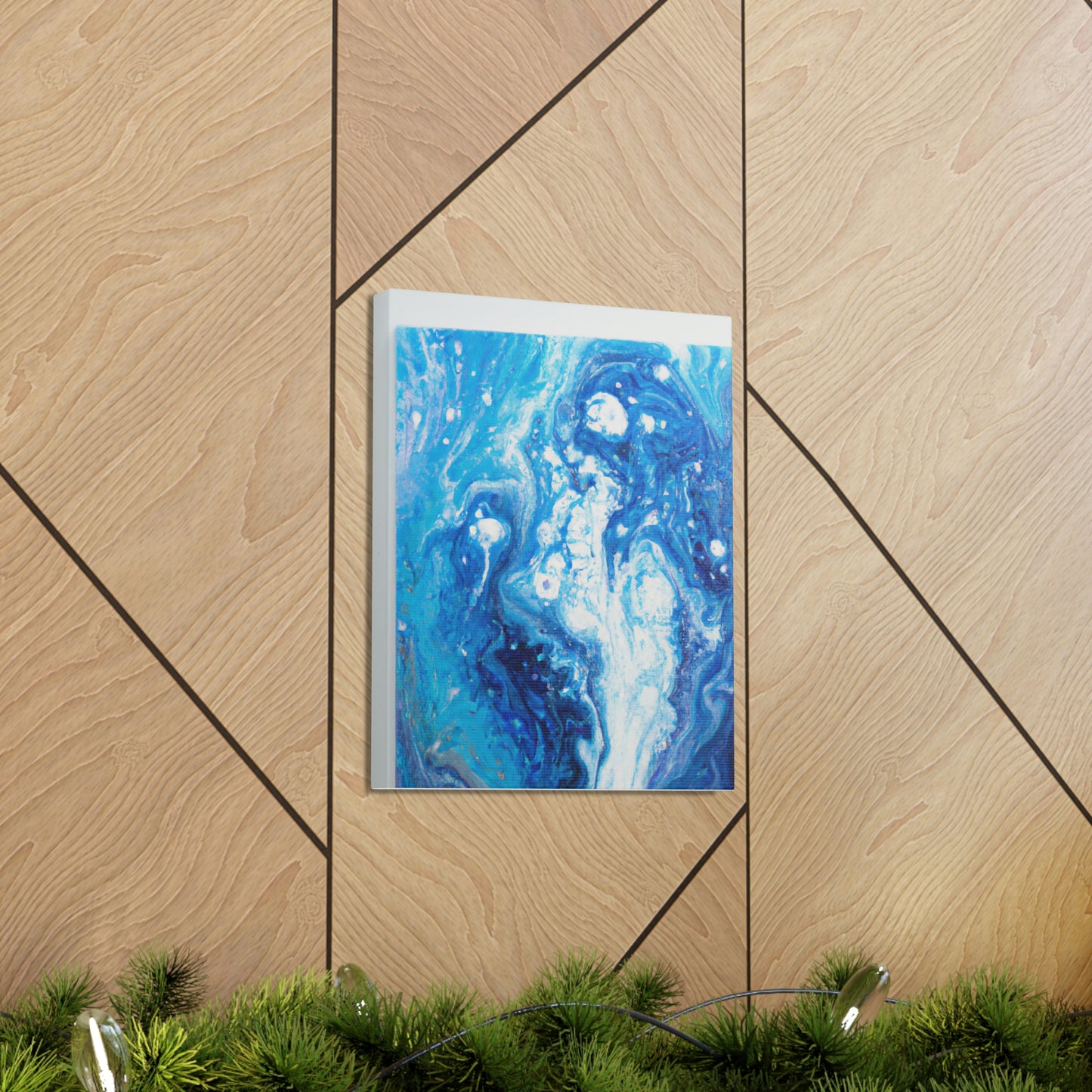 Cerulean Flow. - Canvas
