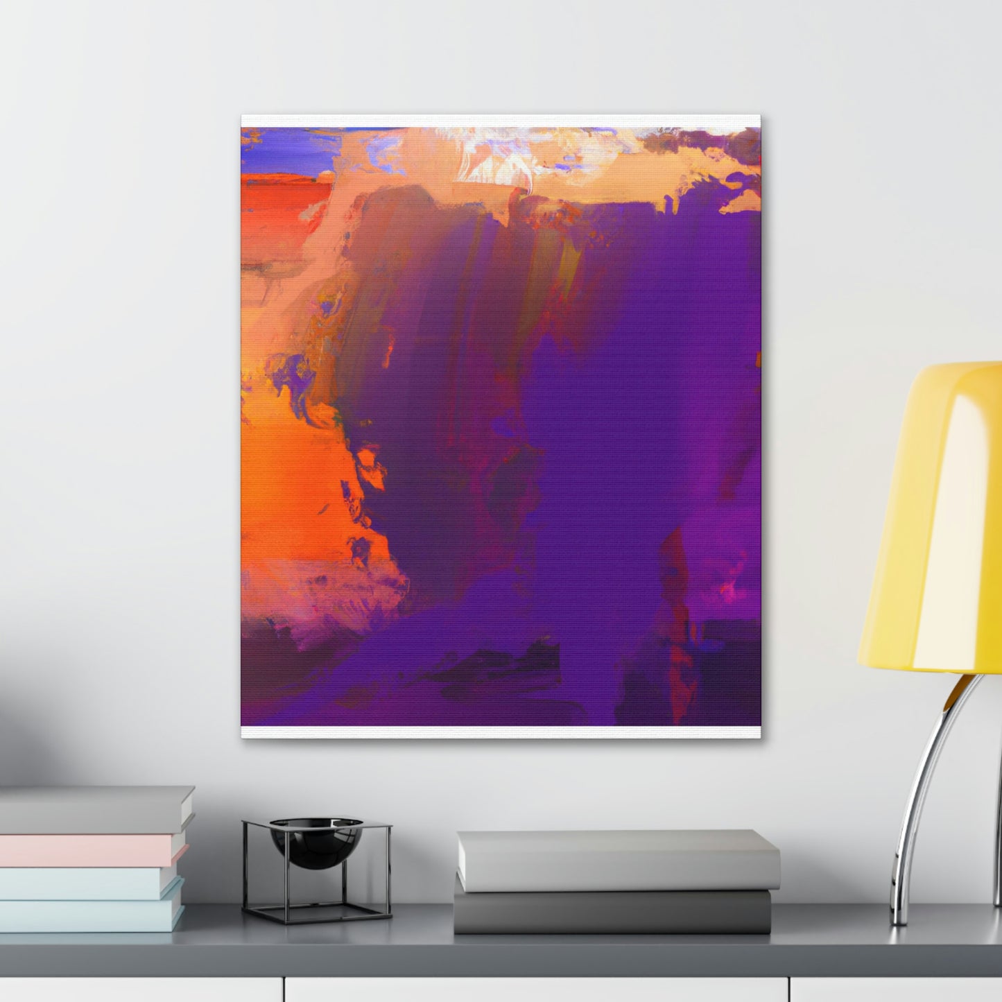 "Brushed Hues" - Canvas