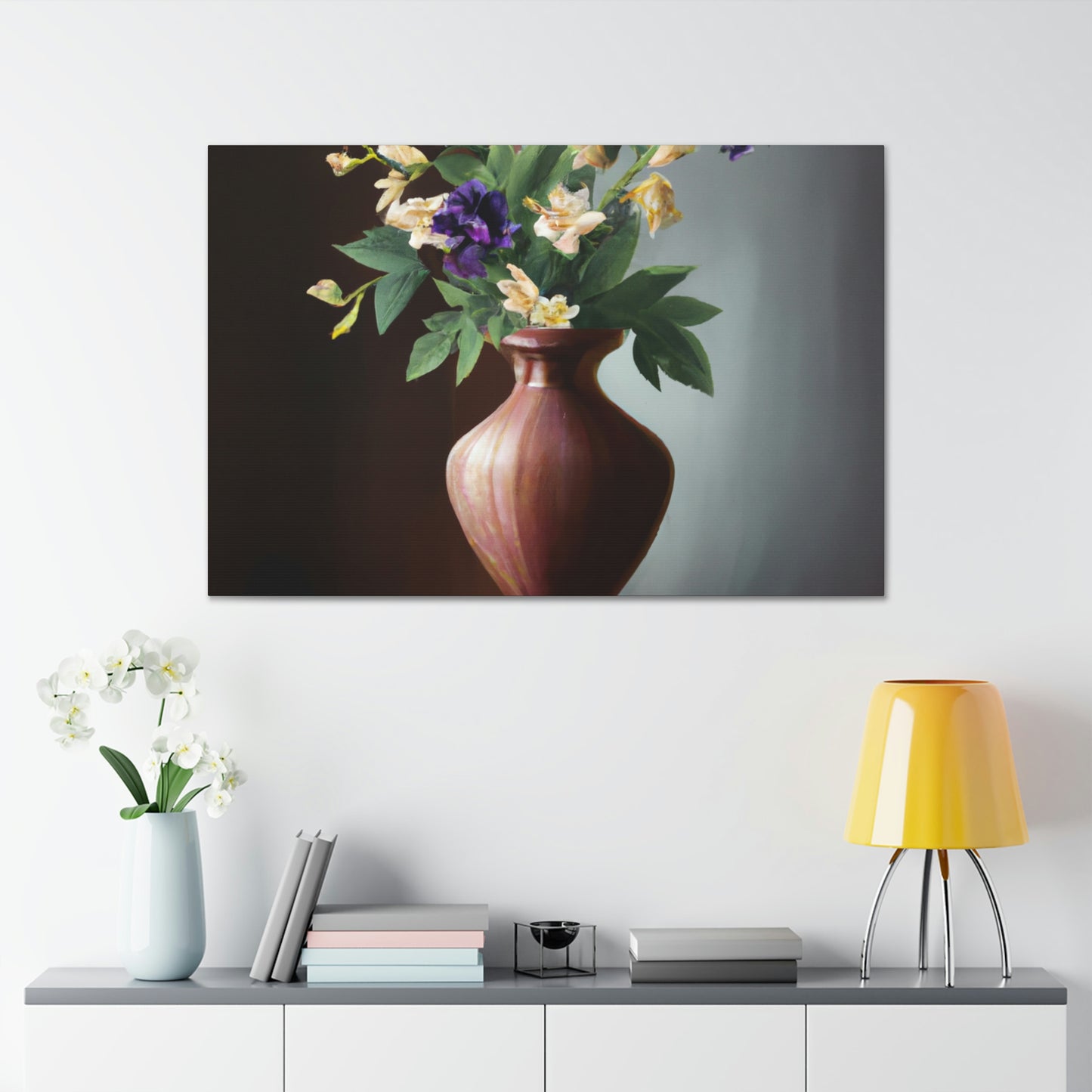 "Intricate Floral Weave." - Canvas