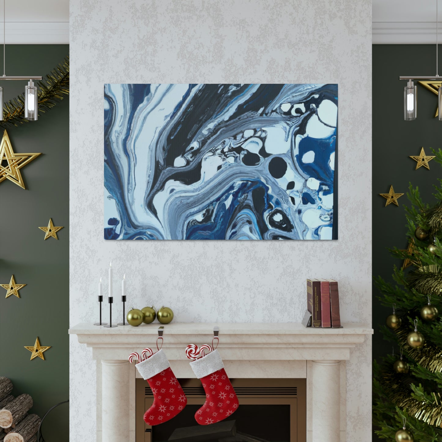 Blue Reflection. - Canvas
