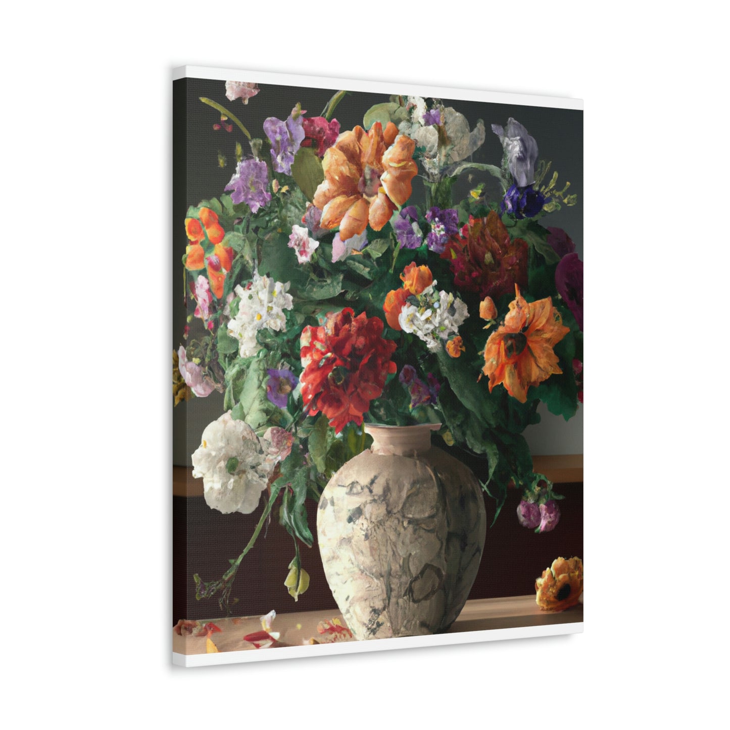 Vibrant Floral Bliss - Canvas