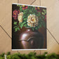Vase Palette Flourish - Canvas