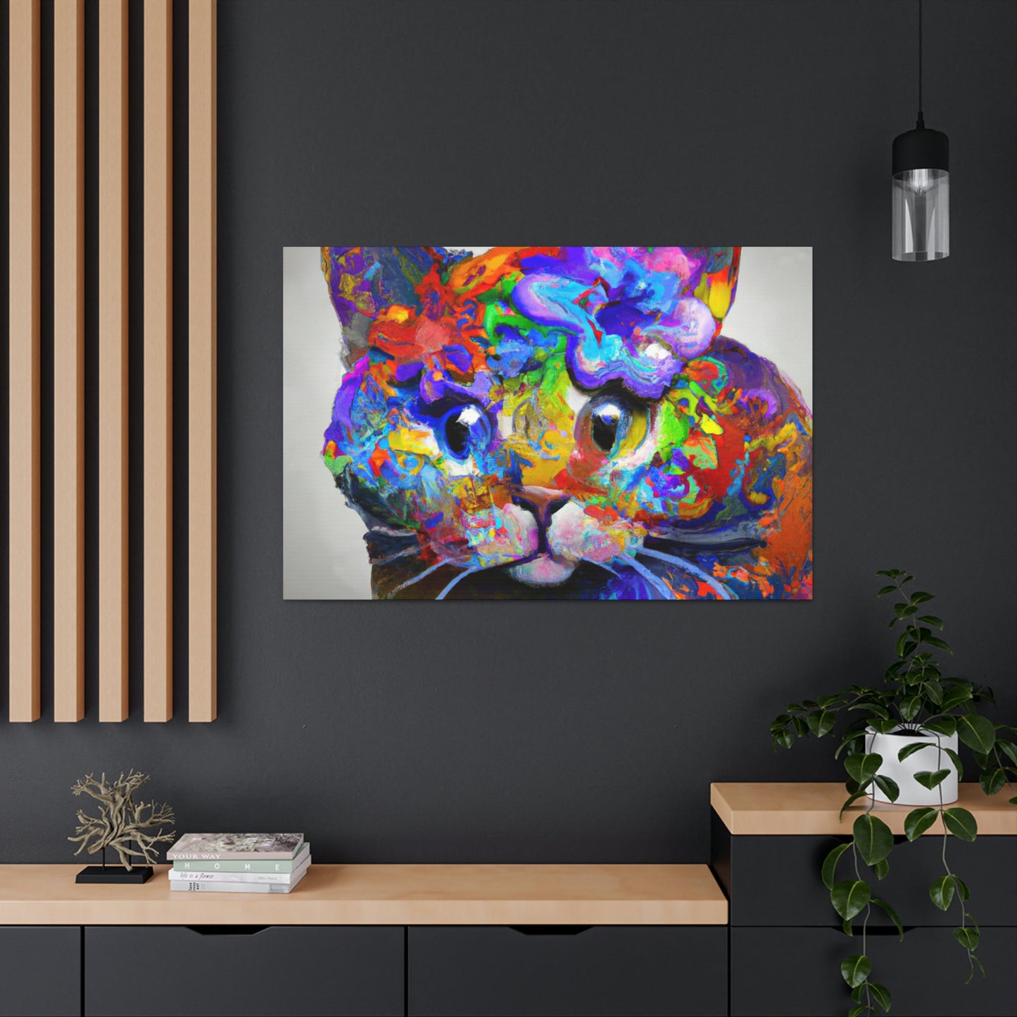 Dreamy Feline - Canvas