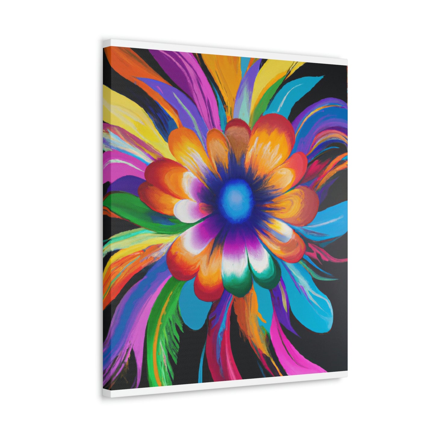 Psychedelic Bloom. - Canvas