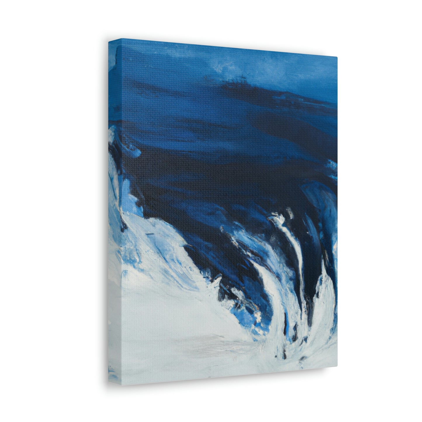 Blue Intricate Flux. - Canvas