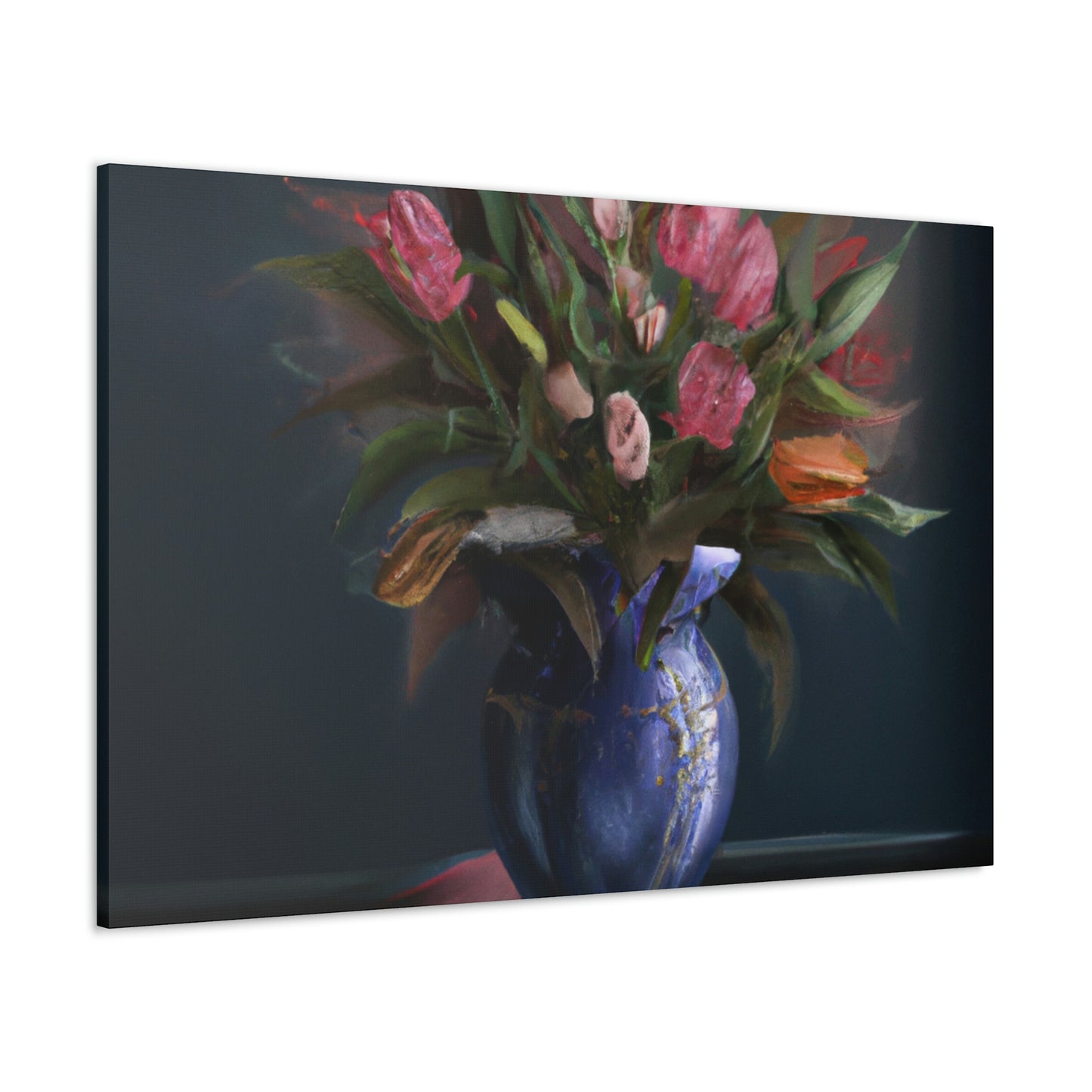 "Floral Finesse Flourish - Canvas