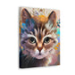 Feline Floral. - Canvas