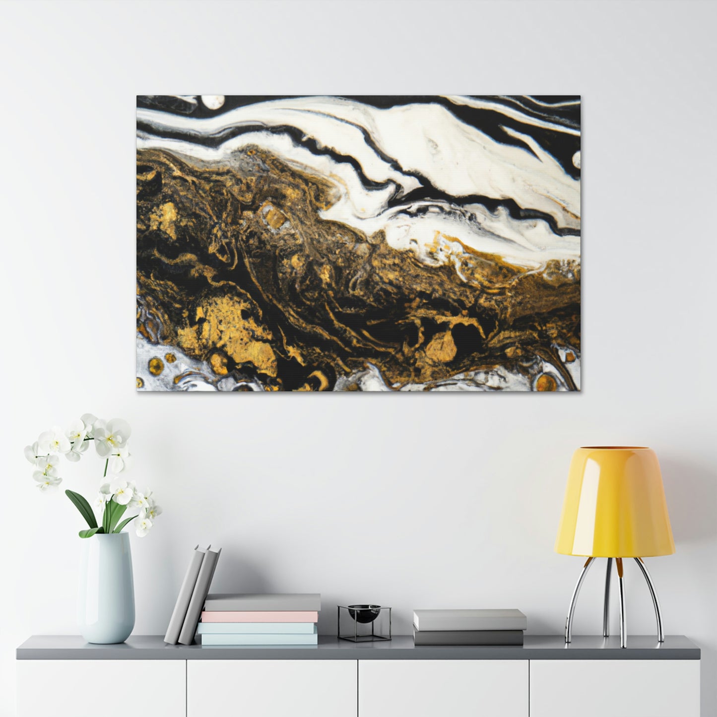 Cosmic Hues Sparkle. - Canvas