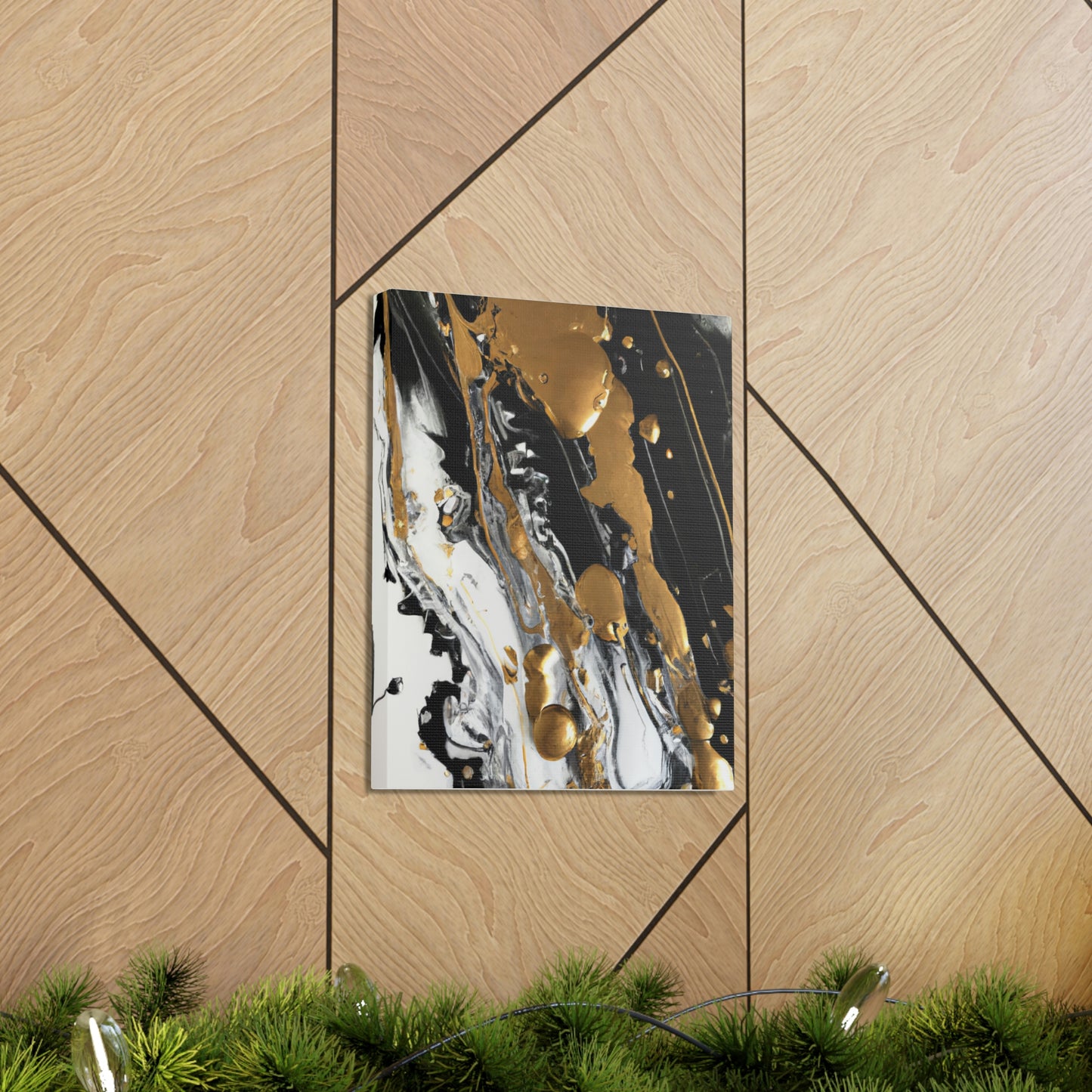 Glittering Noir Luxe - Canvas