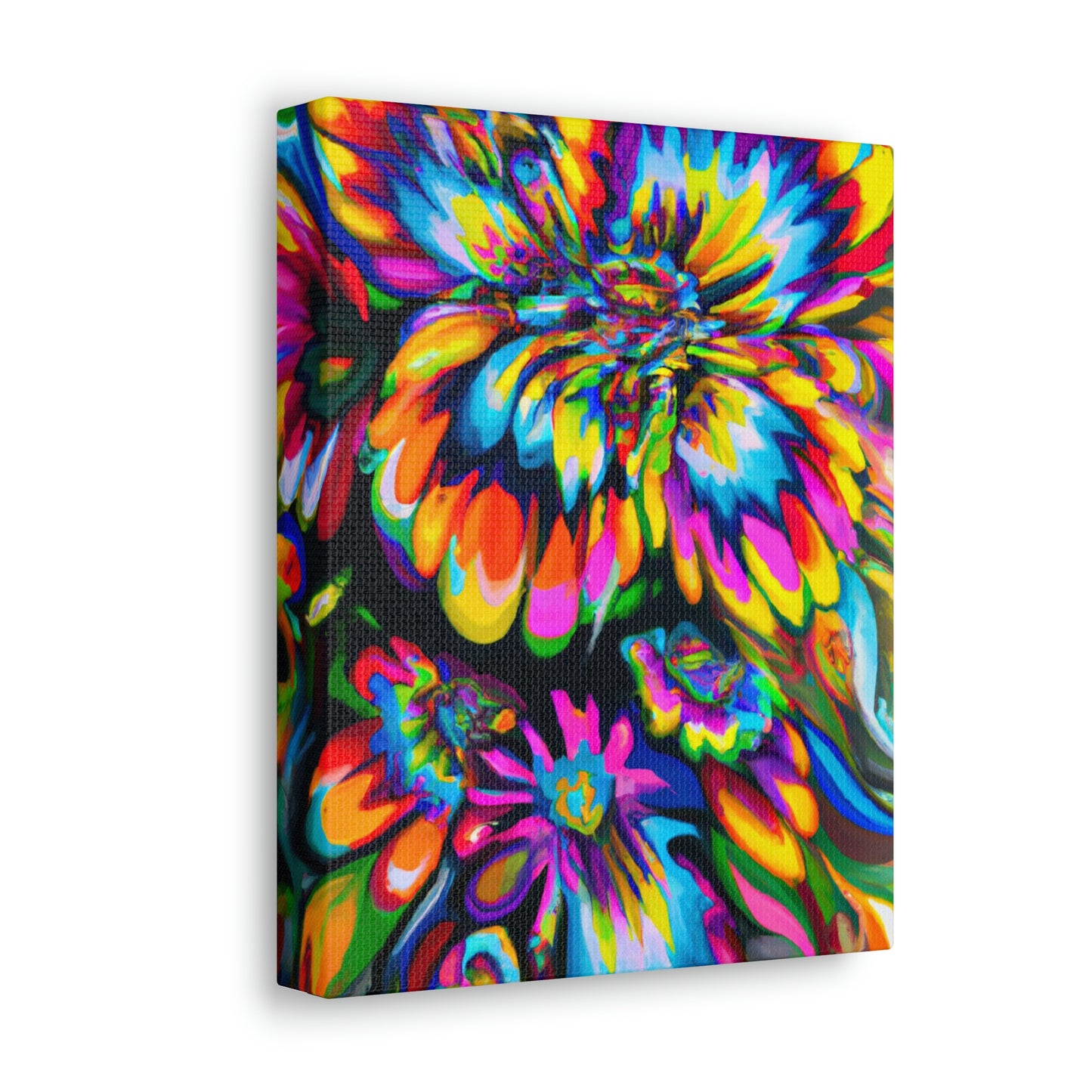 Joyful Bloom. - Canvas