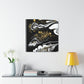 Golden Flow Fusion - Canvas