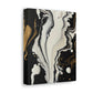 Gold Splash Galaxy. - Canvas
