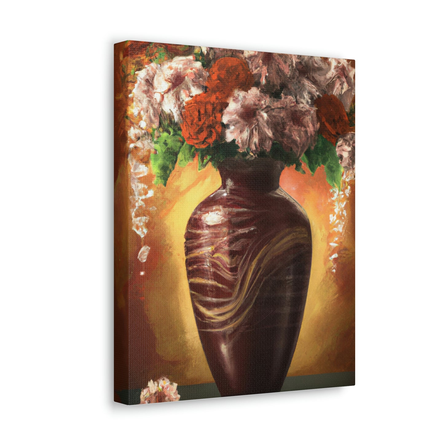 Floral Marvel Scene - Canvas