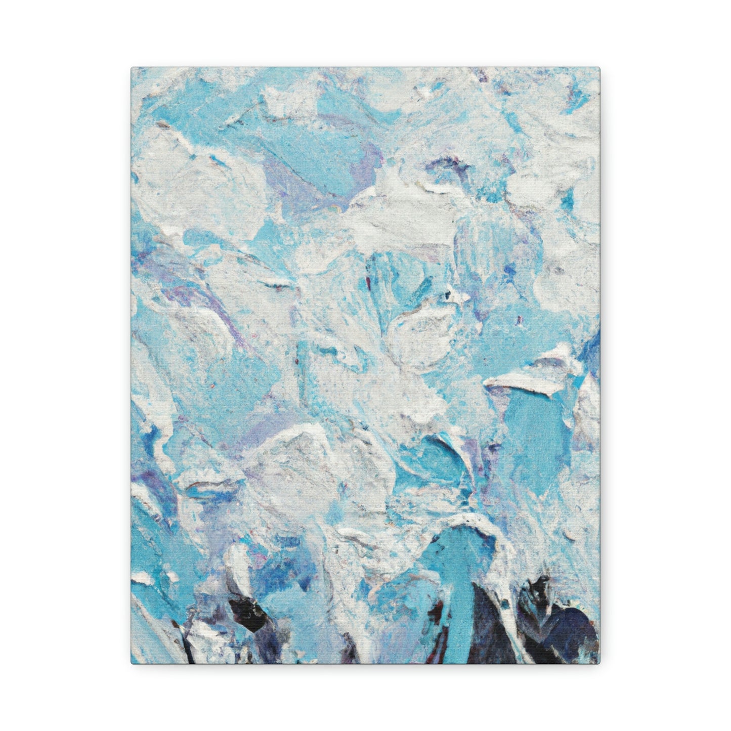 "Aqua Lace" - Canvas