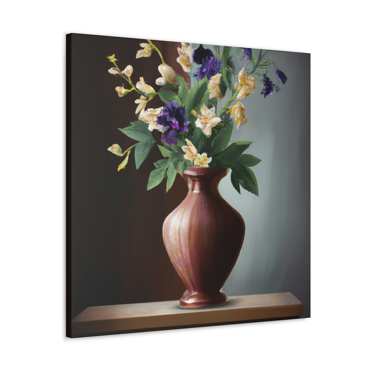 "Intricate Floral Weave." - Canvas