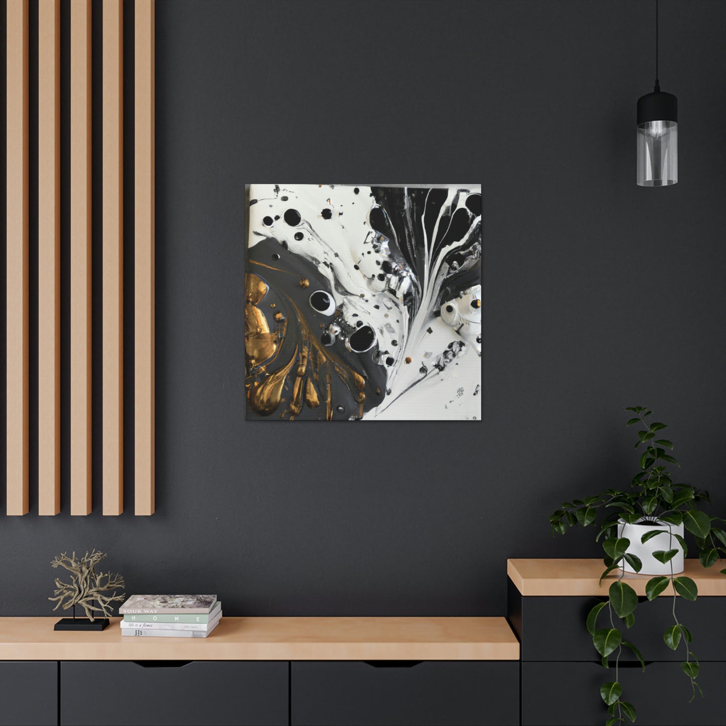 Gleaming Flow Fusion. - Canvas