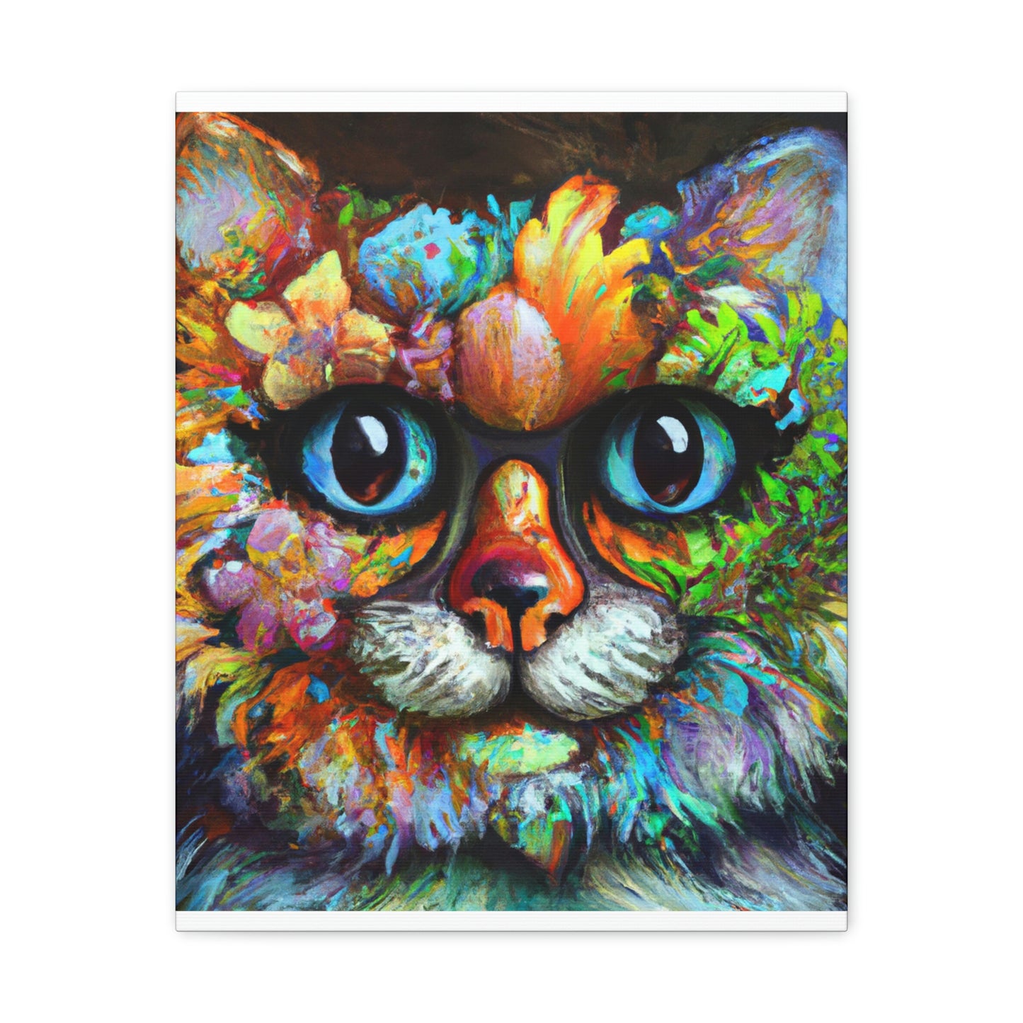 Blissful Cat - Canvas