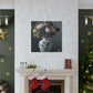 "Floral Finesse Vignette" - Canvas