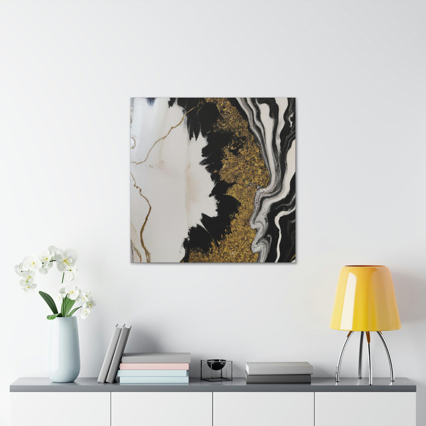 Golden Fusion Art - Canvas