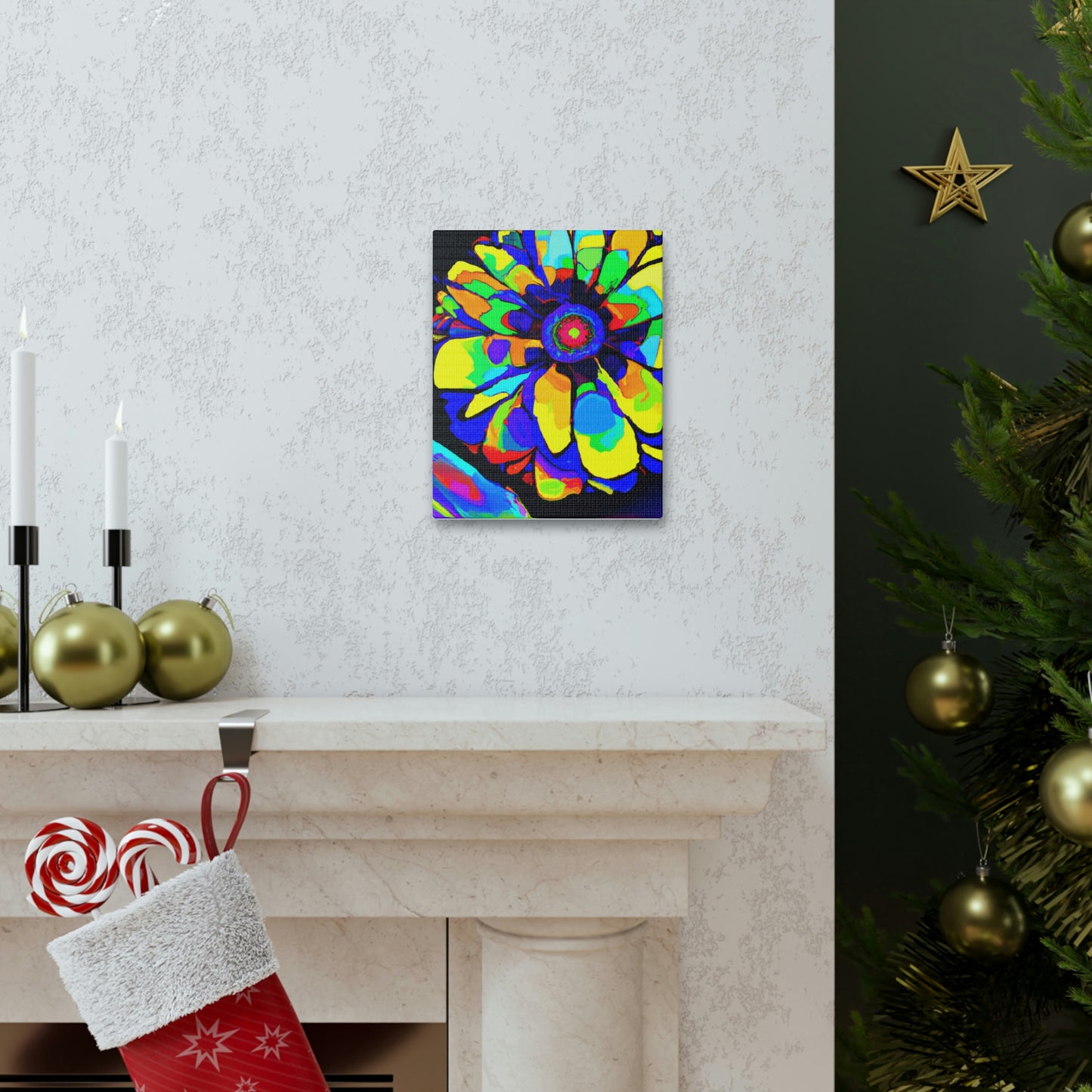 Vivid Flora. - Canvas