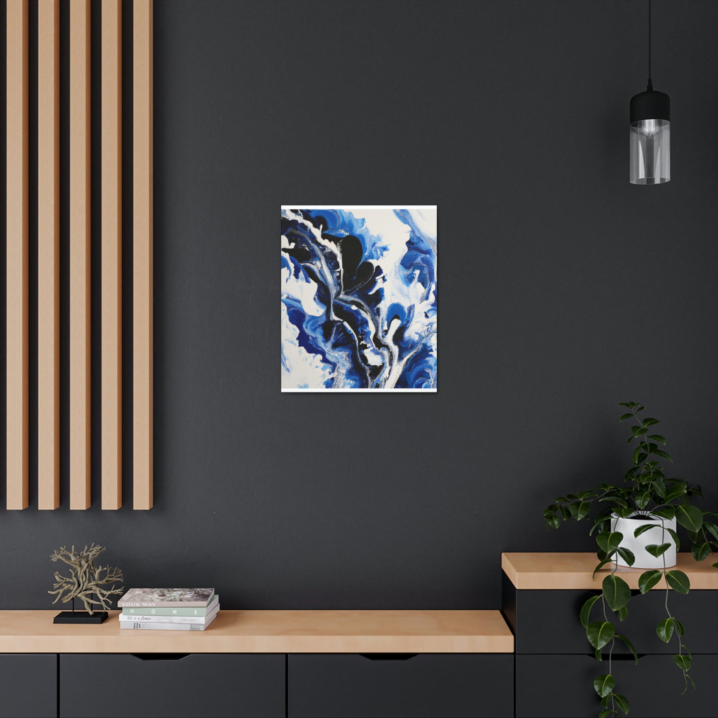 "Blue Bloom" - Canvas