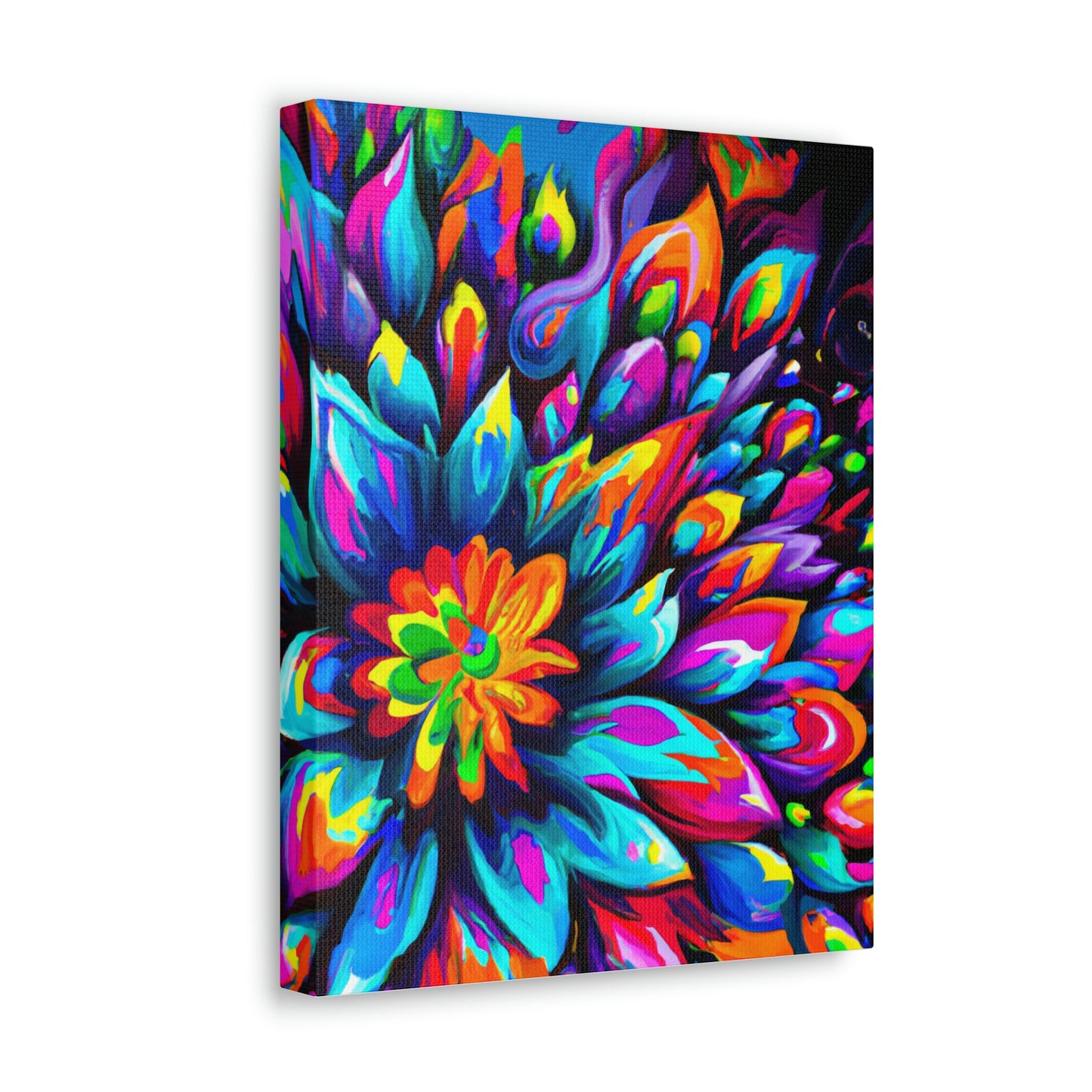 "Psychedelic Bloom" - Canvas