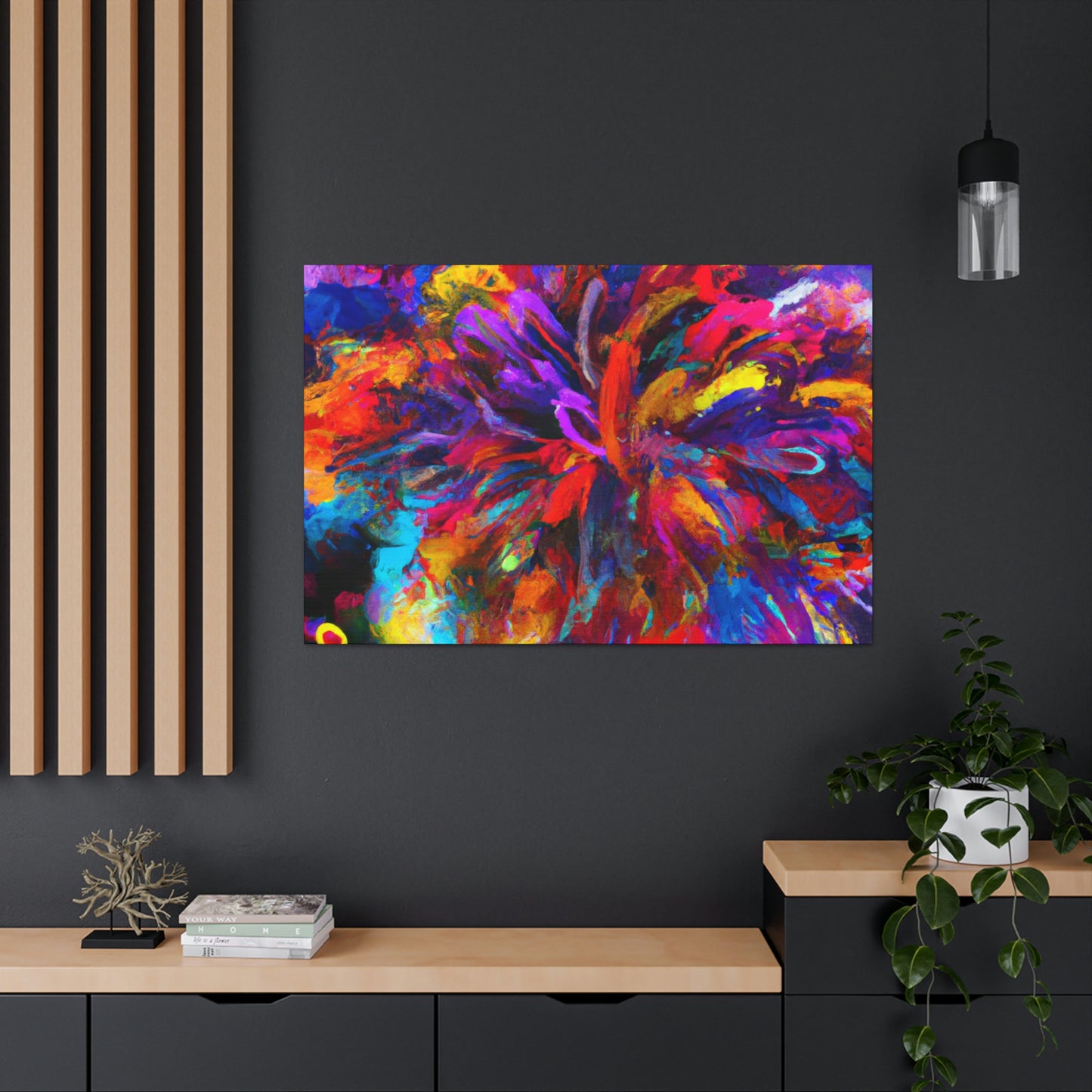 Vibrant Bloom - Canvas