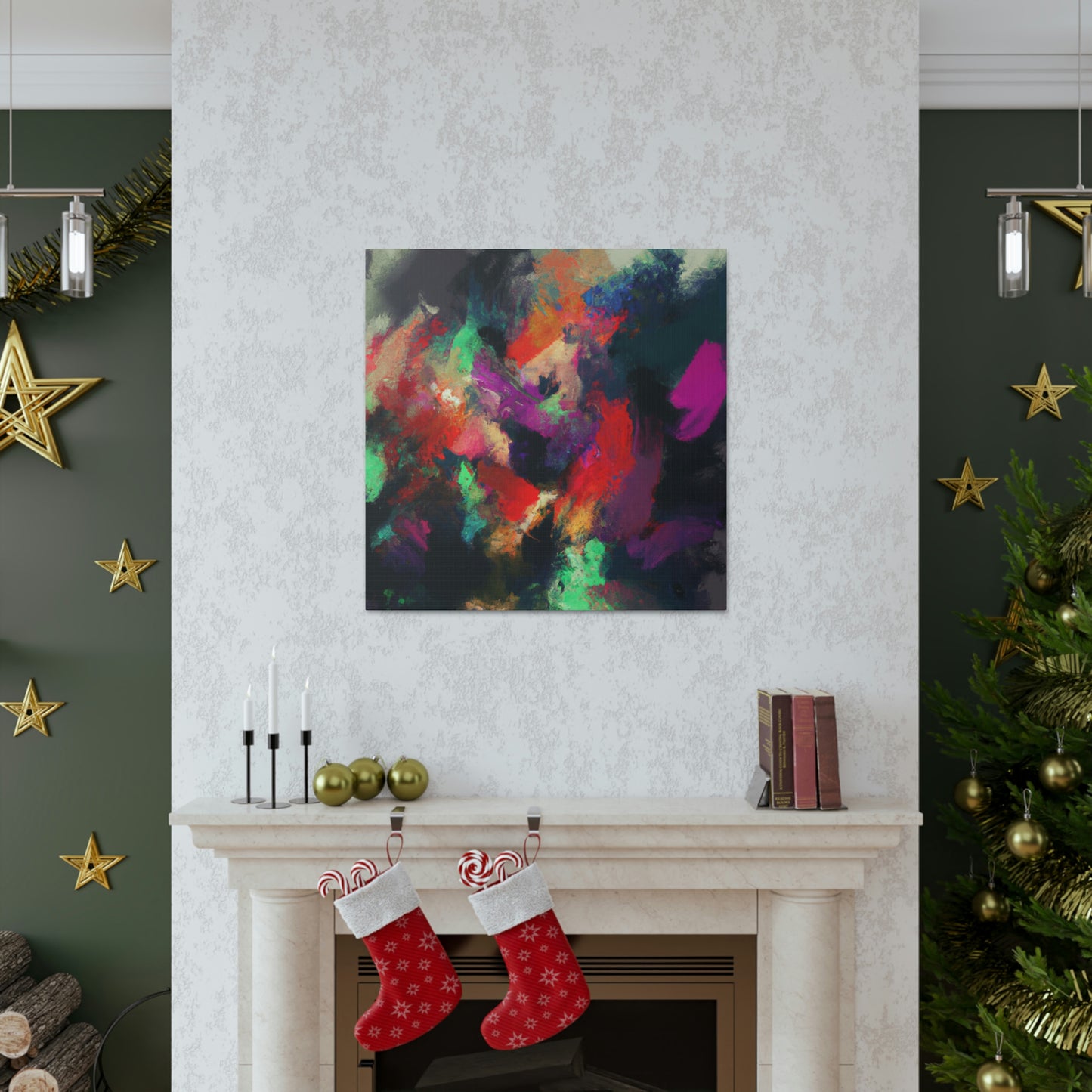 Vivid Vibes. - Canvas