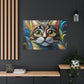 Rainbow Whiskers. - Canvas