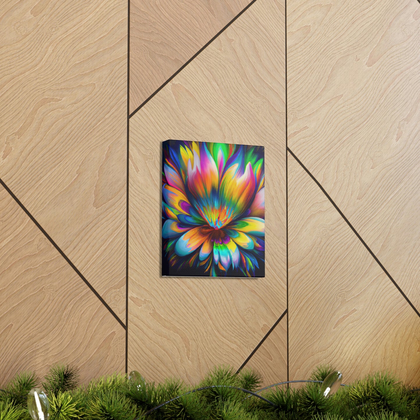 "Psychedelic Bloom" - Canvas