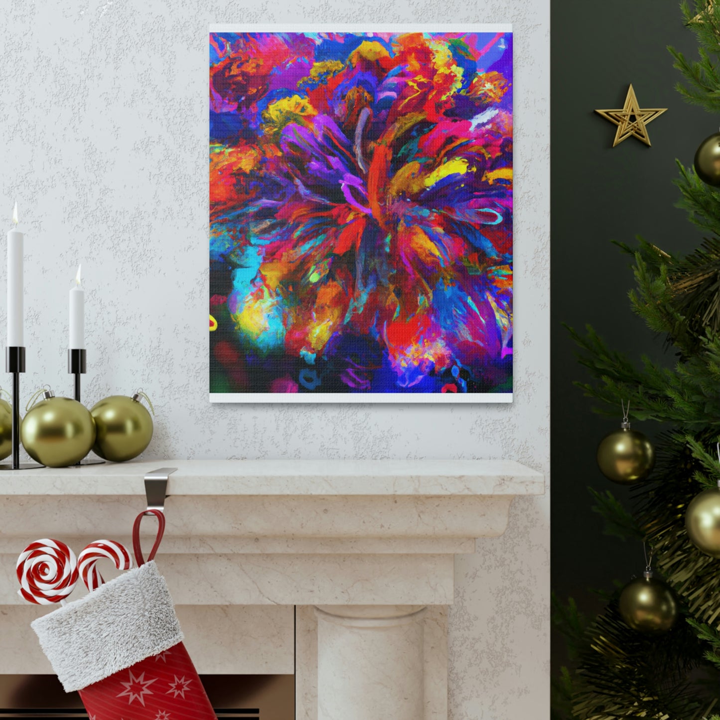 Vibrant Bloom - Canvas