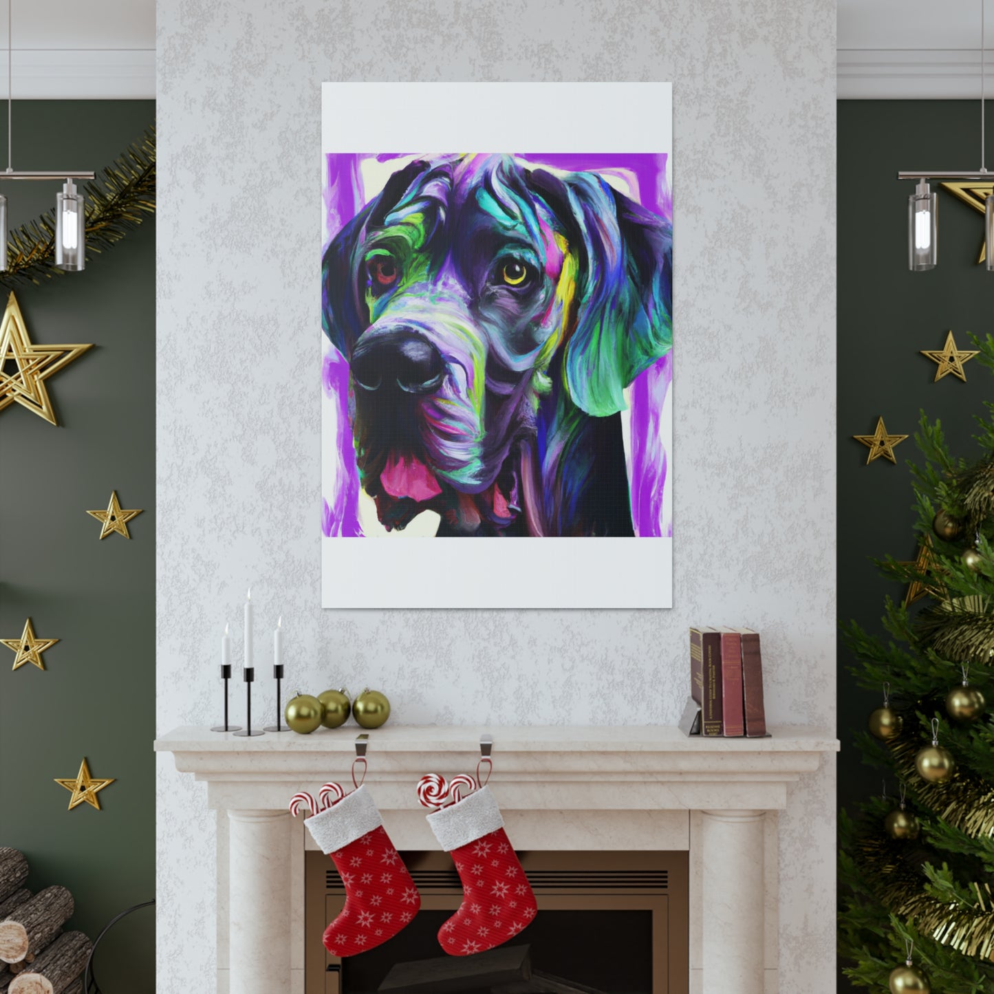 Vibrant Dane Dreams - Canvas