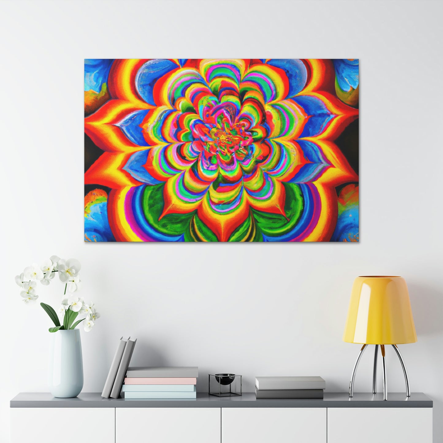 "Vibrant Blooms" - Canvas