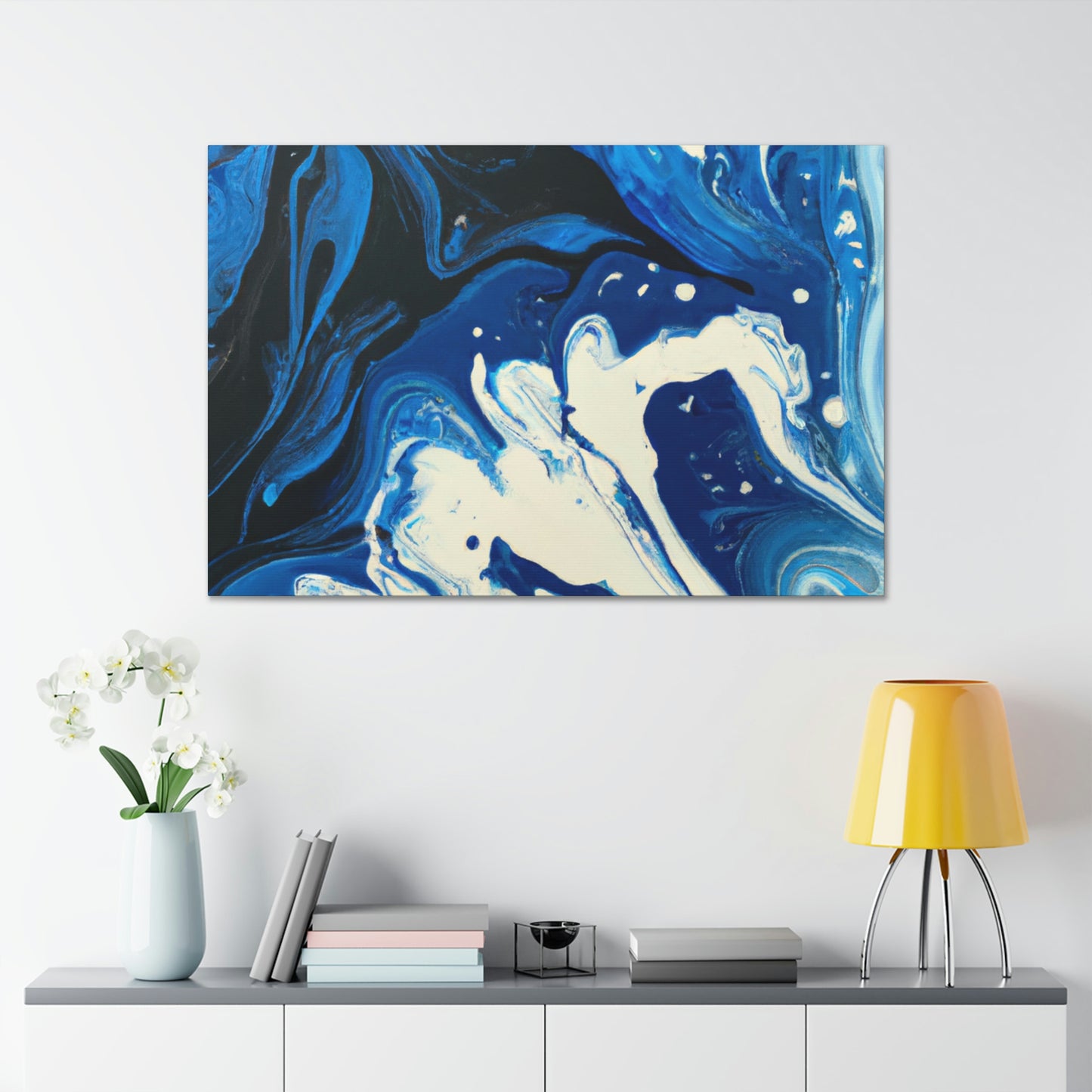 Blue Flux - Canvas