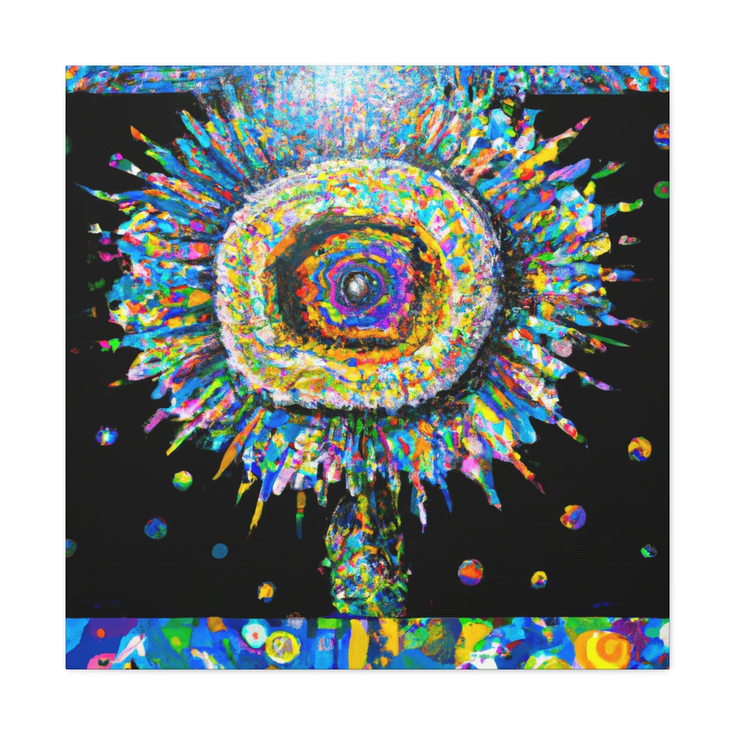 Tri-Bloom Blast - Canvas