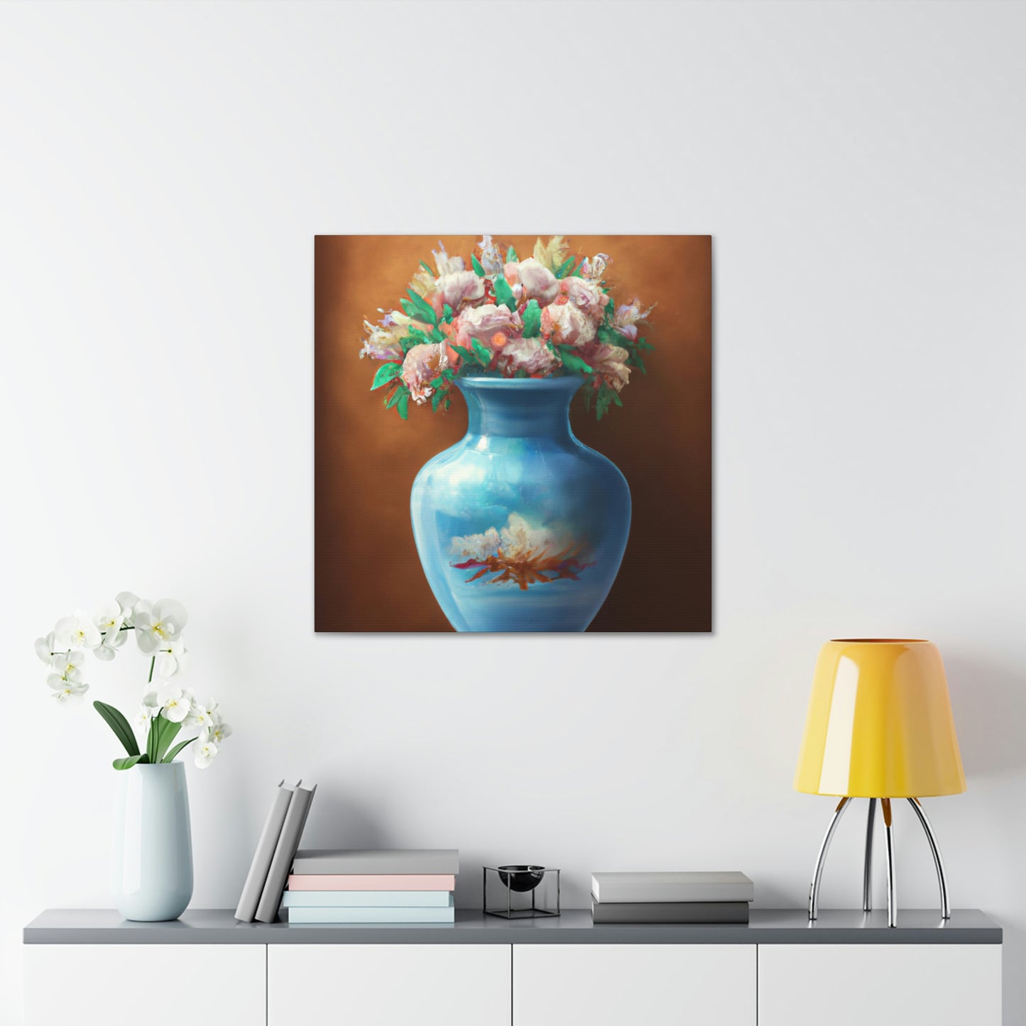 Floral Embellishment. - Canvas