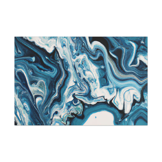 "Blue Harmony". - Canvas