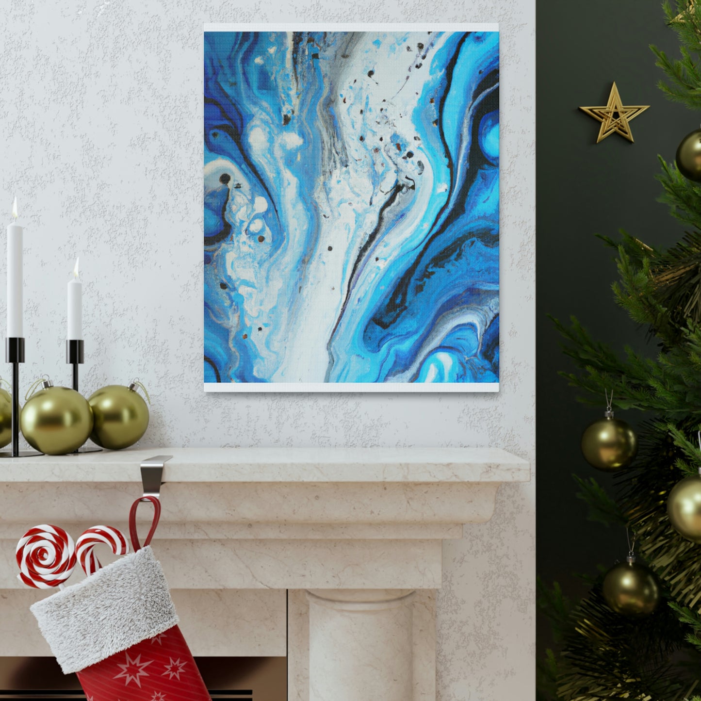 Blue Stream - Canvas
