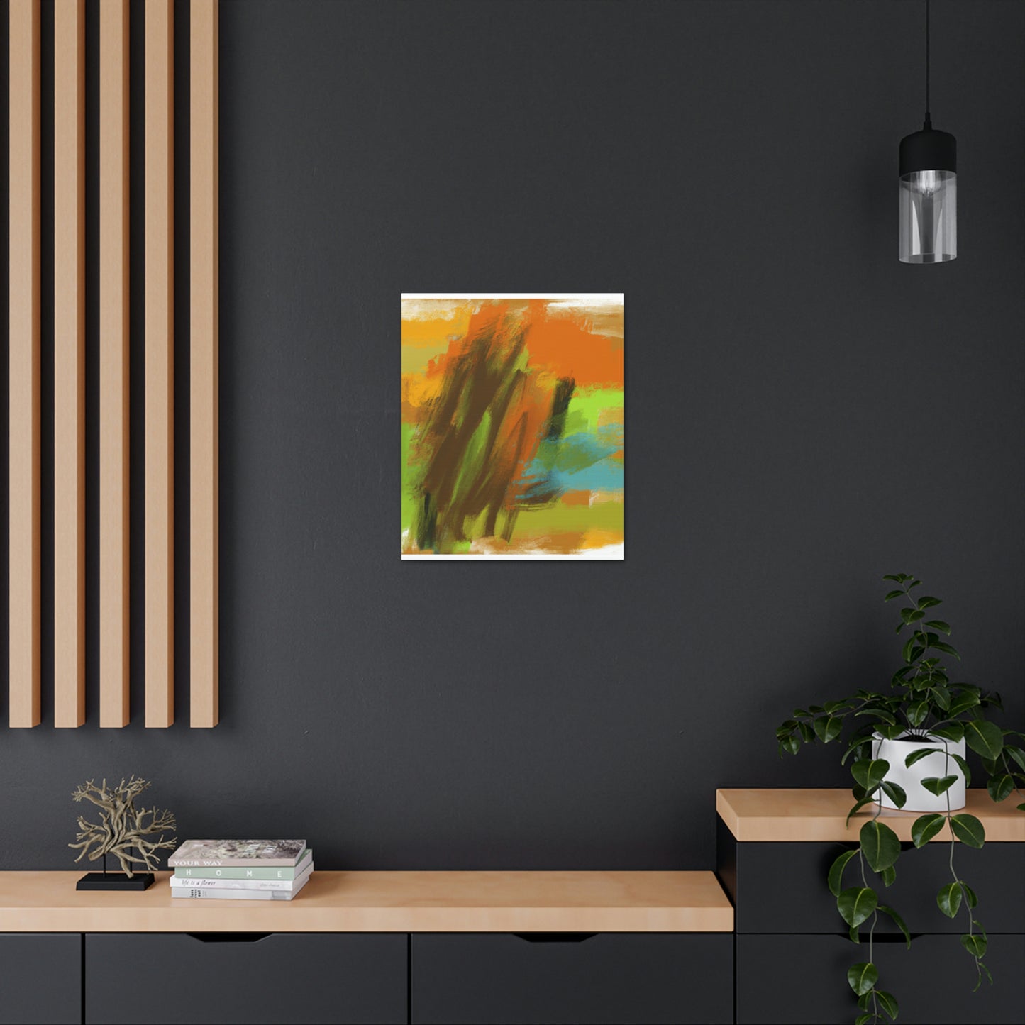 Starry Ember. - Canvas
