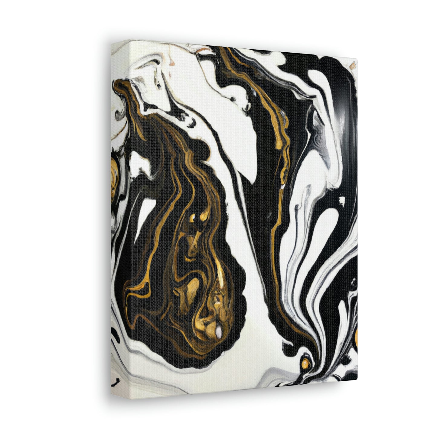 Ebony Gilded Flux - Canvas