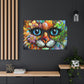 Blissful Cat - Canvas