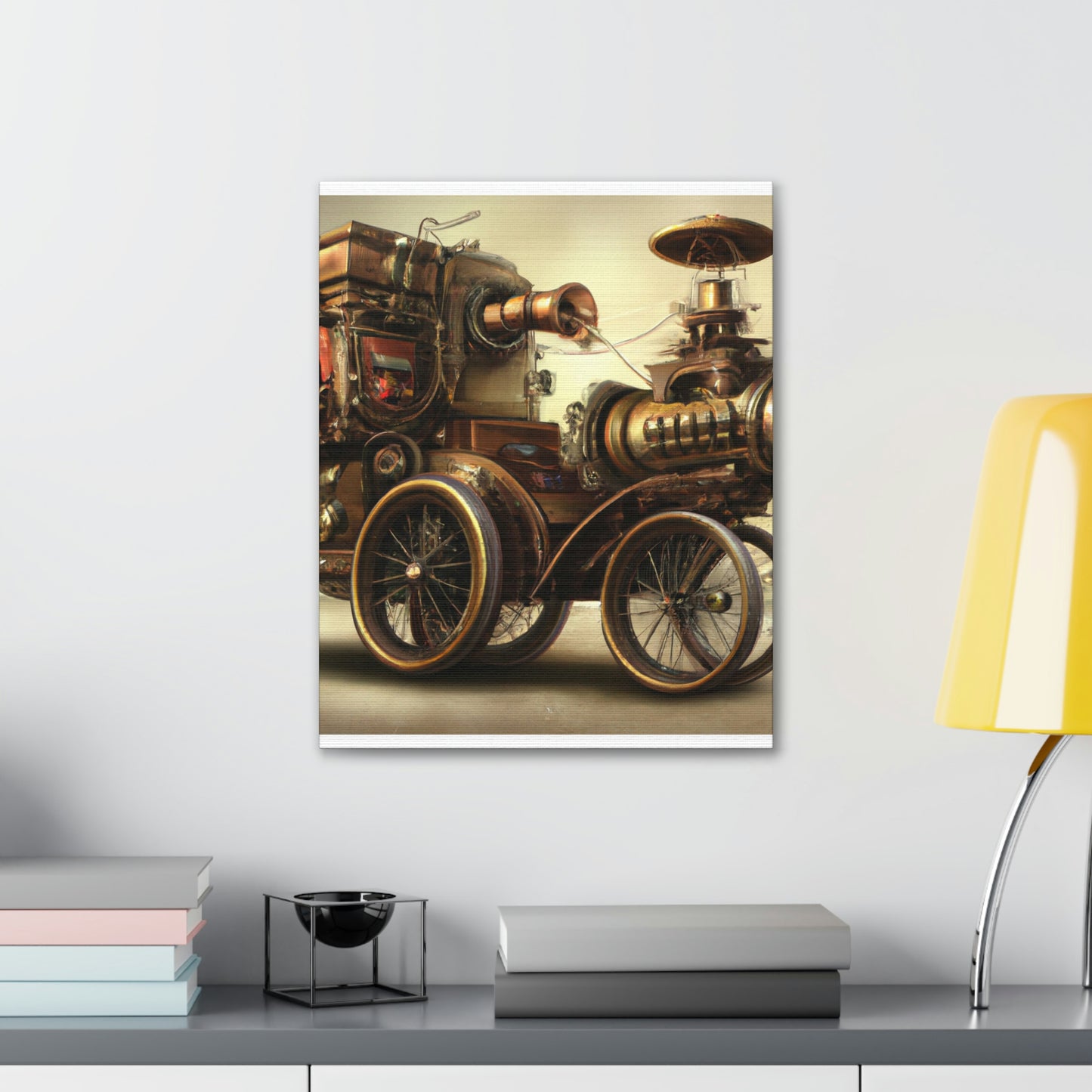 Steampunk Motor. - Canvas