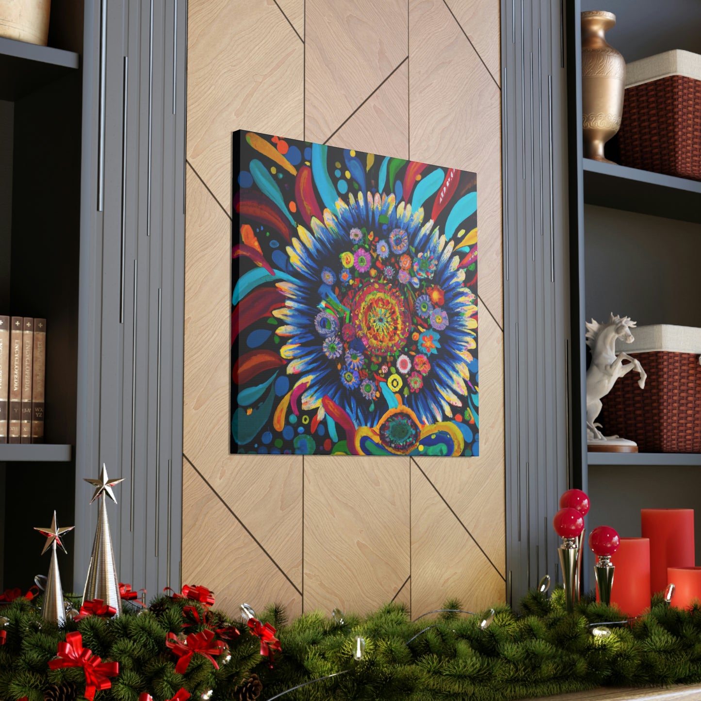 Vibrant Bloom. - Canvas