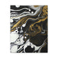 Neon Shadow Pour. - Canvas